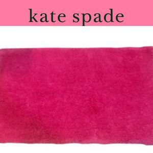 Kate Spade New York Ellington Soft Fast Drying Bath Rug- Vivid Snapdragon